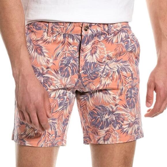 Slate & Stone Men’s Shorts 9 Inch Tropical Casual Chino Shorts for Men Size 38 - Picture 1 of 5